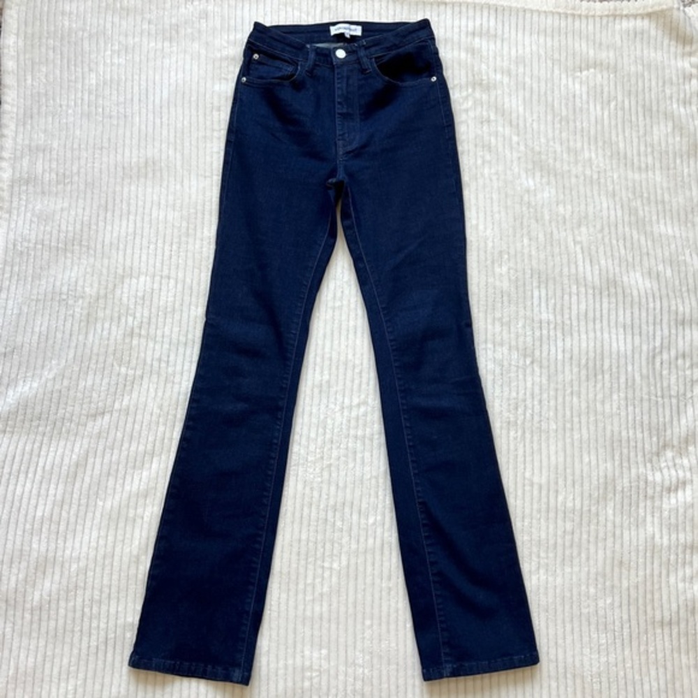 WEWOREWHAT // High Rise Baby Bootcut Jeans in Dark Wash, size 26, EUC